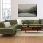 أريكة زاوية إنغريد - أخضر زيتوني 3