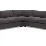 ليجان كنب زاوية للصاله - كنب رمادي غامق 1