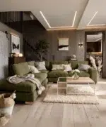 كنبة صاله زيتي