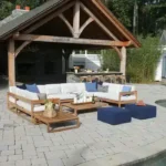 جلسه خارجيه 7 قطع - كتان ابيض