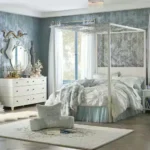 خزائن ادراج كيتون 142 سم - خشب ابيض 1