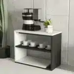 ركن البن 80 سم - خشب ابيض واسود 1