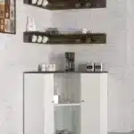 ركن قهوة زاوية - خشب ابيض 1