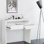 طاولة مكتبية تيريزا 100 سم - خشب ابيض 3