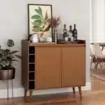 فخم ركن قهوه 90 سم - خشب بني 1