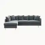 كنب امريكي L موسيز - رصاصي 1