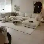 كنب حرف U استار - كتان اوف وايت 1