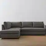 كنب حرف ال باسيفيكا - بذراع مربع رصاصي 1