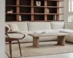 كنب حرف ل ميز - كنب بوكليه ابيض 2