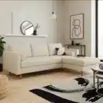 كنب زاوية استرخاء سومافيا - كتان بيج