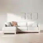 كنب زاوية برنسن - ابيض 1