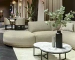 كنب حرف يو Camiel - كنب بوكليه بيج 2
