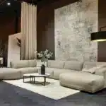 كنب حرف يو Camiel - كنب بوكليه بيج 5