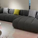 كنب زاوية كبير ارو - بوكليه رصاصي 1