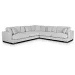 كنب زاوية مودرن سكنتر - مقاس 325*325 سم - رمادي فاتح