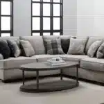 كوورت كنب زاوية فخم - رمادي