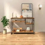 طاولات مداخل سكاندر - إطار فولاذي اسود 1