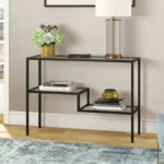 طاولة استقبال مدخل كرلا - اسود