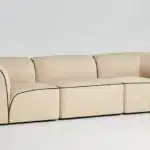 كنب بيج اسوم - ٣ مقاعد كتان 1