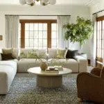 طاولة قهوة دائرية خشب فورد 3