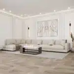 كنب حرف ال فخم سروانت - كتان اوف وايت 3