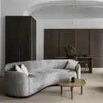 كنب رمادي دائري يونيون 3