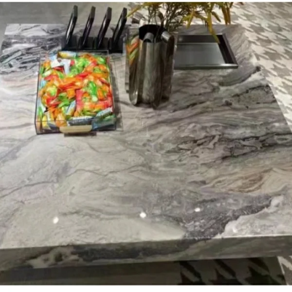 طاولة قهوة رخام طبيعي