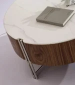 طاولات قهوة مودرن خشب ورخام