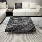 طاولة قهوة من الرخام النقي