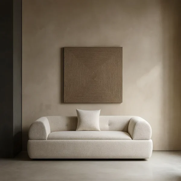 كنبة ثنائي مورجن – بيج فاتح، خيار أنيق، يجمع بين الجمال والراحة.