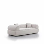 كنبة ثلاثية مورجن – بيج فاتح، راحة مثالية، ولمسة هادئة لغرفة المعيشة.